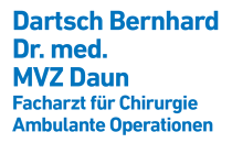 Logo Dartsch Bernhard Dr. med. Medizinisches Versorgungszentrum Daun Facharzt Chirurgie Daun