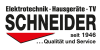 Kundenlogo von Elektro Schneider GmbH Elektroinstallation