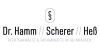 Kundenlogo Dr. Hamm /Scherer/Heß Rechtsanwälte