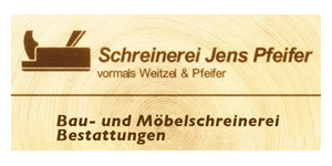 Kundenlogo von Schreinerei Jens Pfeifer Schreinerei-Innenausbau