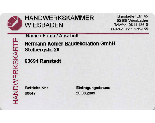 Kundenfoto 10 Köhler Hermann Baudekoration GmbH