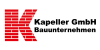 Kundenlogo von Kapeller GmbH Hochbau