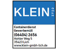 Kundenbild klein 3 Klein GmbH Entsorgungsfachbetrieb