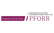 Logo Pforr Rechtsanwälte & Kollegen Partnerschaftsgesellschaft mbB Bad Salzungen