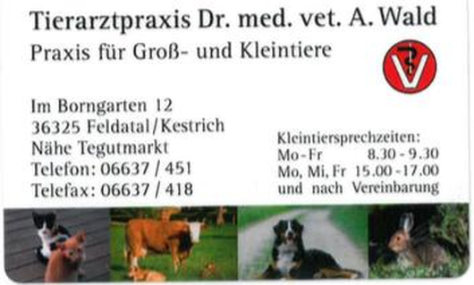 Kundenfoto 1 Wald Andreas Dr. med. vet. Praktischer Tierarzt