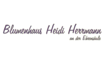 Logo Blumenhaus Heidi Herrmann an der Ehrensäule Hanau