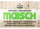 Kundenbild groß 1 Maisch Ralf Zimmerei - Bedachungen