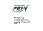 Kundenbild groß 1 Frey Manfred Transporte