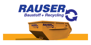 Kundenlogo von Rauser Baustoff & Recycling GmbH