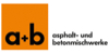 Kundenlogo von a+b Asphalt- und Betonmischwerke GmbH & Co. KG