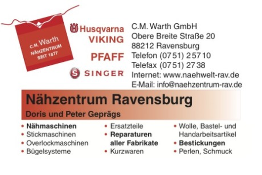 Kundenfoto 2 PFAFF - Nähzentrum C.M. Warth GmbH