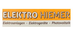 Kundenlogo von Elektro Hiemer Elektroinstallation & Hausgeräteservice