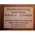 Kundenbild klein 10 Bühler Helmut Holzbearbeitung