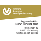 Kundenbild klein 2 Allfinanz Deutsche Vermögensberatung Helmut Merk | Verena Fink | Generali Service-Zentrum Westallgäu