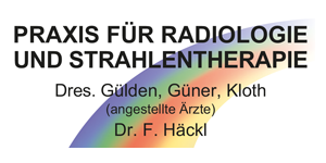 Kundenlogo von Gülden J. Dr. med., Güner A. Dr. med.,  Kloth C. Dr. med.,  Häckl F. Dr. med. Praxis für Radiologie und Strahlentherapie