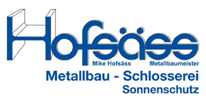 Kundenlogo von Hofsäss Metallbau/Schlosserei