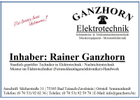 Kundenbild groß 1 Ganzhorn Rainer Elektrotechnik
