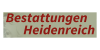 Kundenlogo von Bestattungen Heidenreich