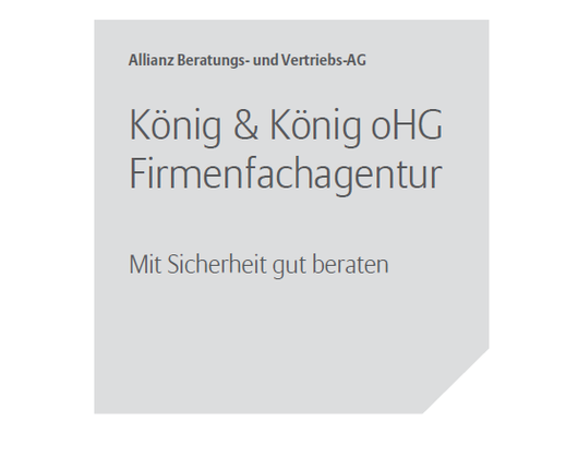 Kundenfoto 3 Allianz Versicherung König & König OHG Firmenfachagentur