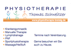 Kundenbild groß 3 Schweitzer Thomas Physiotherapie
