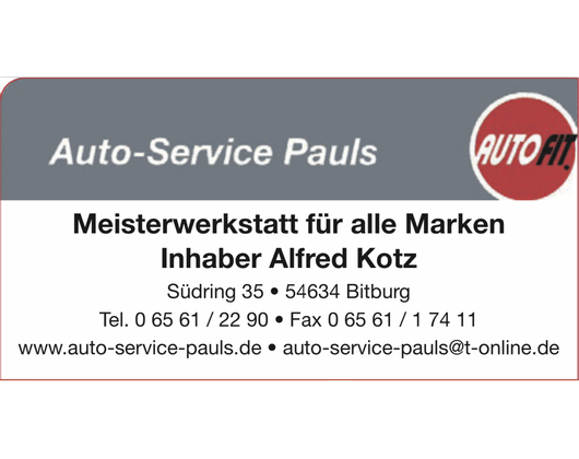 Kundenfoto 2 Auto-Service Pauls e.K. Inh. Alfred Kotz
