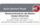 Kundenbild klein 2 Auto-Service Pauls e.K. Inh. Alfred Kotz