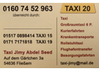 Kundenbild klein 2 TAXI JIMY Taxibetrieb