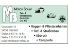 Kundenbild klein 8 Bauer Marco Tief- u. Straßenbau GmbH & Co. KG Bauunternehmen