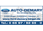 Kundenbild groß 2 Auto-Demary, Inh. Christian Demary Ford-Servicehändler