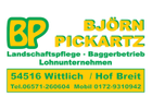 Kundenbild groß 1 Pickartz Björn Lohnunternehmen - Baggerarbeiten - Garten- und Landschaftsbau
