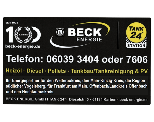 Kundenfoto 1 BECK ENERGIE GmbH Heizöl - Diesel - Pellets