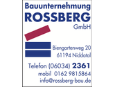 Kundenbild groß 1 Bauunternehmen Rossberg GmbH