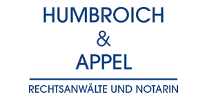 Kundenlogo von Humbroich Kristina, Appel Katja & Menne Christiane Rechtsanwälte u. Notare
