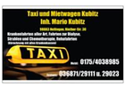 Kundenbild groß 1 Taxi und Mietwagen Kubitz Inh. Mario Kubitz