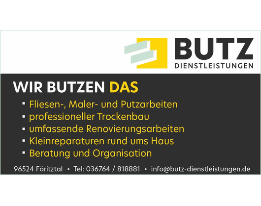 Kundenfoto 1 Butz - Dienstleistungen Inhaber Michael Butz Hausmeisterservice