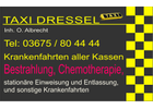 Kundenbild groß 5 Taxi Dressel ein Unternehmen der SNC Taxi GmbH