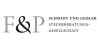 Kundenlogo von F & P Schmidt und Geßler Steuerberatungsgesellschaft