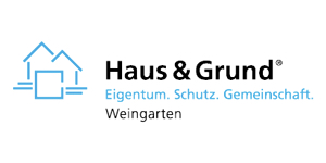 Kundenlogo von Haus-, Wohnungs- und Grundeigentümerverein Weingarten und Umgebung e.V. Kundenlogo von Haus-, Wohnungs- und Grundeigentümerverein Weingarten und Umgebung e.V.
