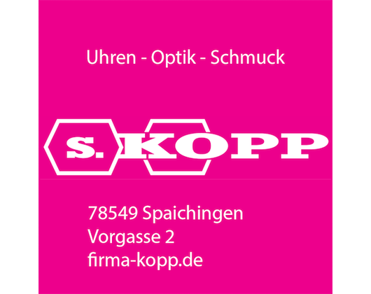 Kundenfoto 1 Kopp Susanne Optik - Uhren - Schmuck