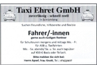 Kundenbild groß 1 Taxi Ehret GmbH