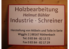 Kundenbild groß 6 Bühler Helmut Holzbearbeitung