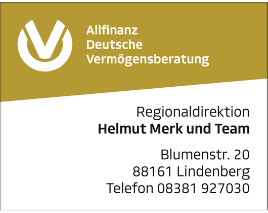 Kundenfoto 2 Allfinanz Deutsche Vermögensberatung Helmut Merk | Verena Fink | Generali Service-Zentrum Westallgäu