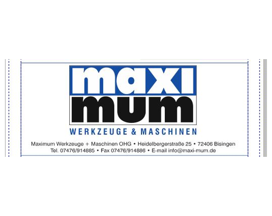 Kundenfoto 2 MAXIMUM Werkzeug + Maschinen OHG