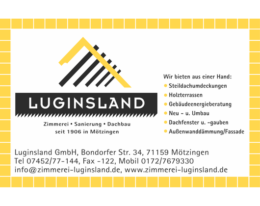 Kundenfoto 1 Luginsland GmbH Zimmergeschäft, Sanierung, Dachbau