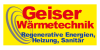 Kundenlogo von Geiser Wärmetechnik