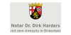 Kundenlogo von Harders Dirk Dr. Notar