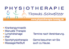 Kundenbild groß 3 Schweitzer Thomas Physiotherapie