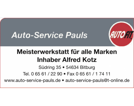 Kundenfoto 2 Auto-Service Pauls e.K. Inh. Alfred Kotz