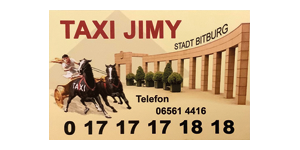Kundenlogo von TAXI JIMY Taxibetrieb Kundenlogo von TAXI JIMY Taxibetrieb