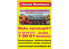 Kundenbild groß 7 Kanal-Wambach GmbH